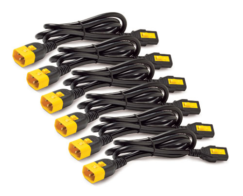 0.6M POWER CORD KIT 6EA LOCKING C13 TO C14 NORTH AMERICA