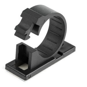 100 ADHESIVE CABLE MANAGEMENT CLIPS COMPUTER/NETWORK CORD HOLDER