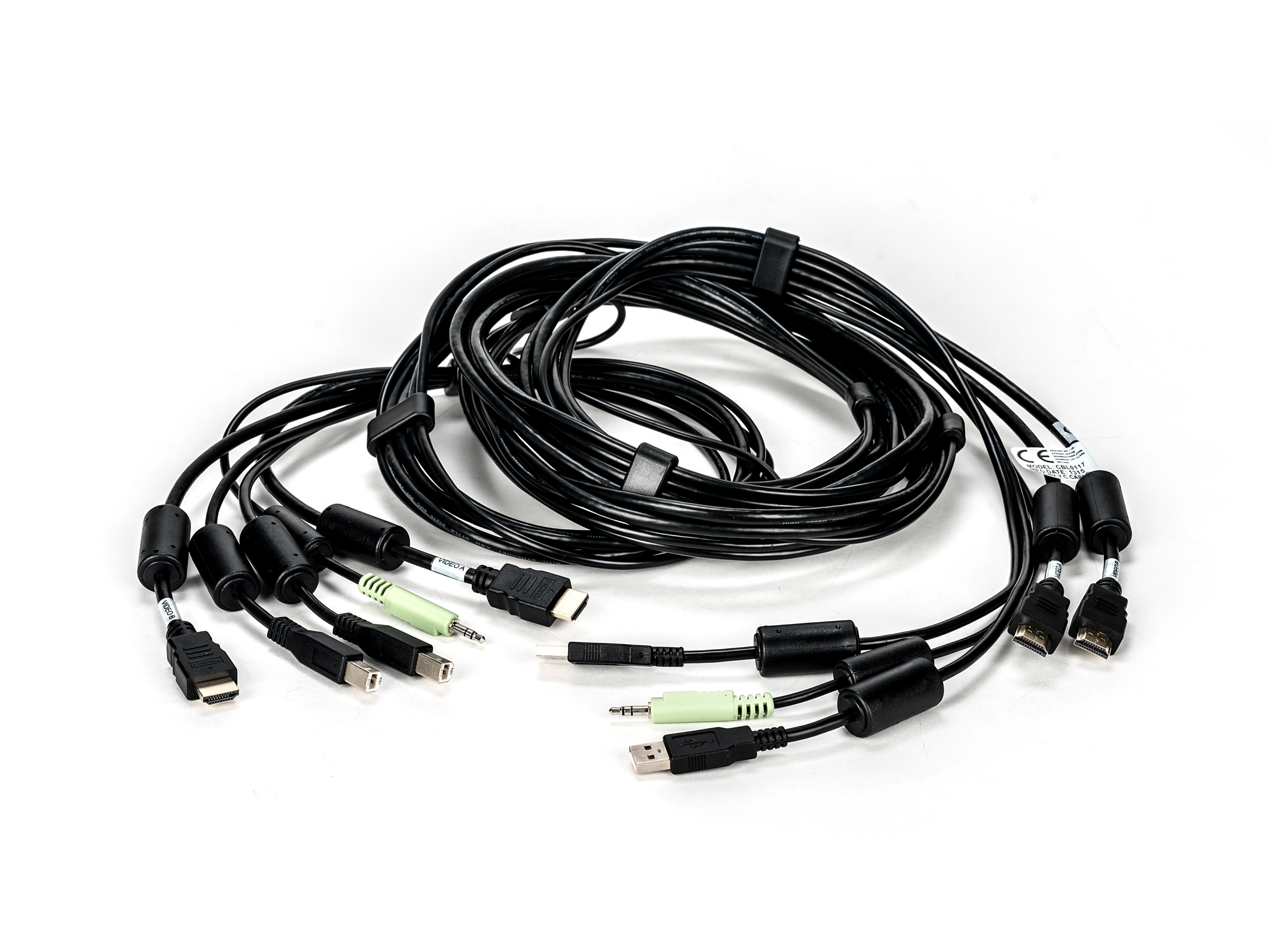 10FT CABLE ASSY 2-HDMI/2-USB/1-AUDIO