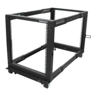 12U OPEN FRAME SERVER RACK 4 POST NETWORK AV EQUIPMENT RACK