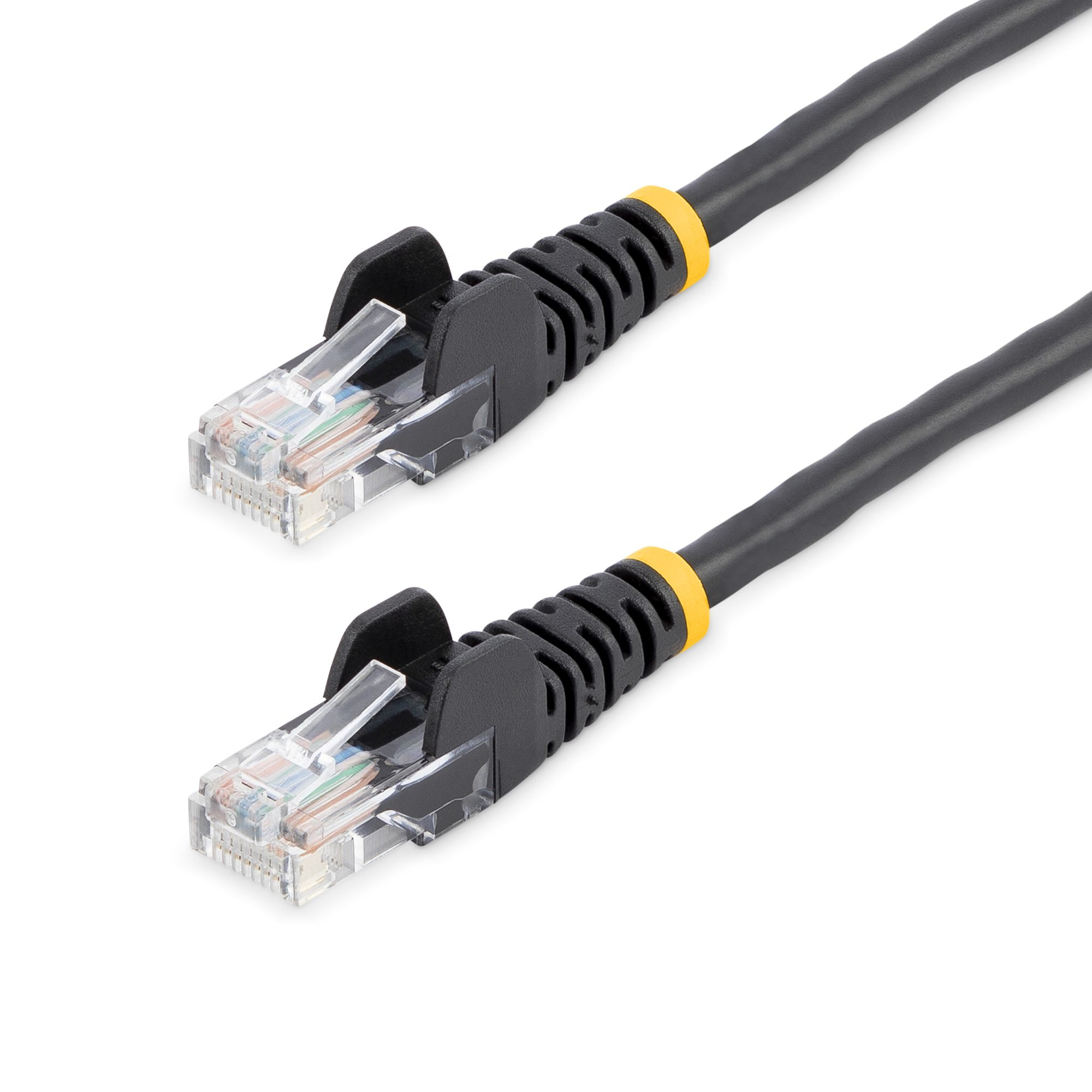 15FT BLACK CAT5E CABLE SNAGLESS ETHERNET CABLE GIGABIT LAN RJ45