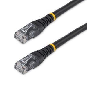 15FT BLACK CAT6 ETHERNET CABLE RJ45 UTP PATCH CABLE GIGABIT LAN