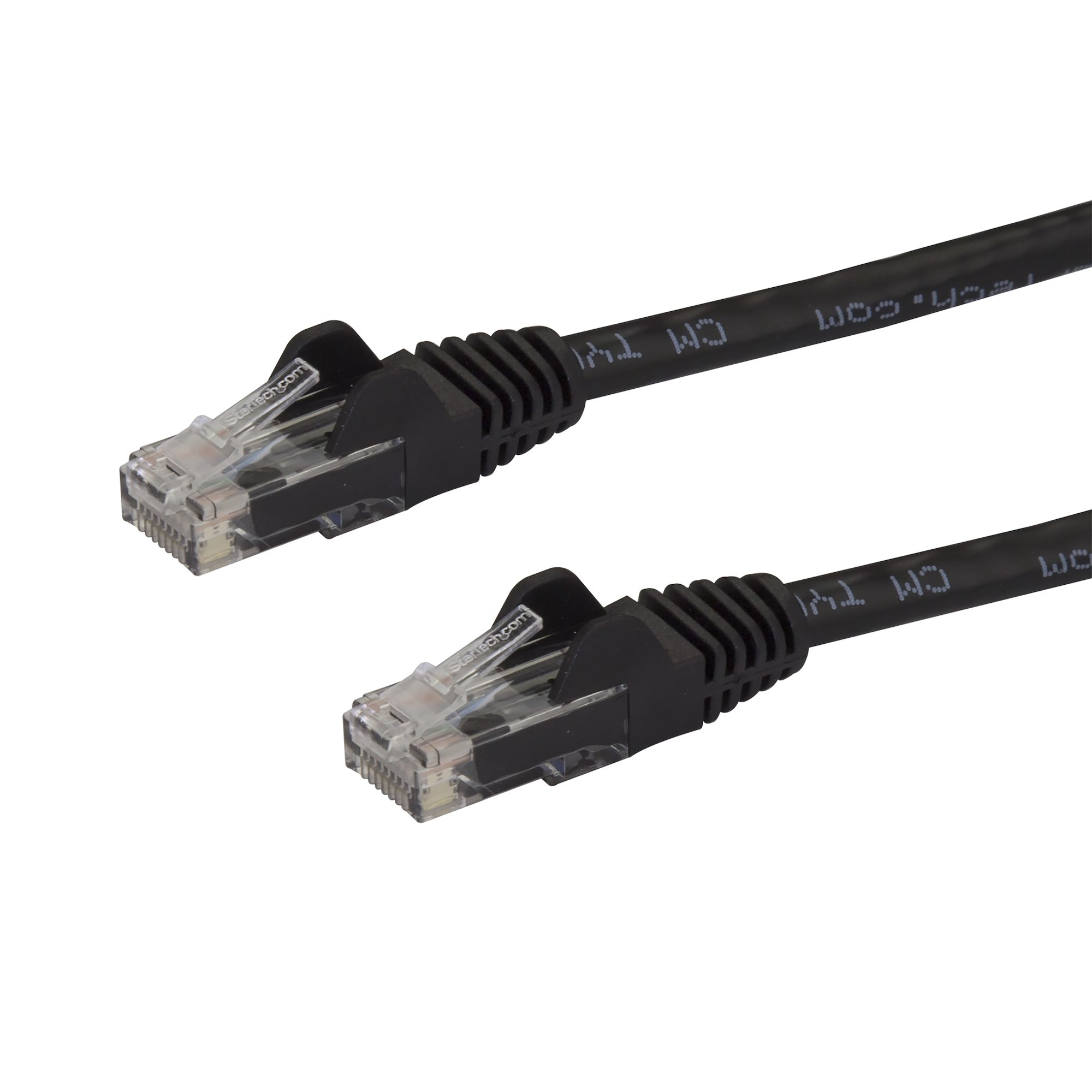 15FT BLACK CAT6 ETHERNET CABLE SNAGLESS RJ45 UTP PATCH CABLE CORD