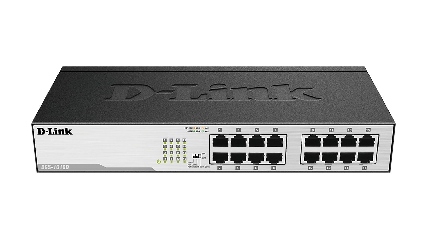 16PORT 10/100/1000BT SWITCH RACKMOUNT/DESKTOP