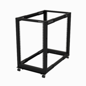 18U OPEN FRAME SERVER RACK 4 POST NETWORK EQUIPMENT RACK