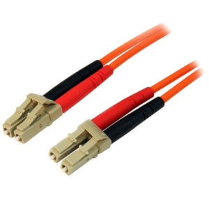 1M MULTIMODE FIBER OPTIC CABLE OM2 LC/LC 50/125 LSZH FIBER CABLE