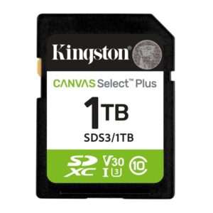 1TB SDXC Canvas Select Plus Gen3 150MB/s C10 UHS-I U3 V30
