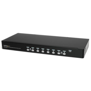 1U 8 PORT USB VGA KVM SWITCH USB VGA RACKMOUNT KVM OSD
