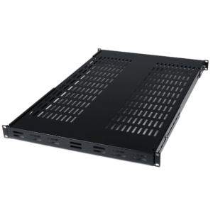 1U SERVER RACK SHELF UNIVERSAL ADJUSTABLE VENTED RACK MOUNT SHELF