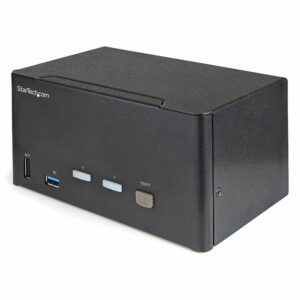 2 PORT DISPLAYPORT KVM SWITCH TRIPLE MONITOR DP 4K KVM SWITCH HUB