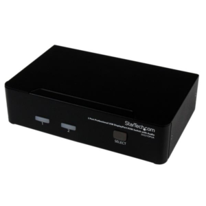 2 PORT DISPLAYPORT KVM SWITCH USB AUDIO DP RACKMOUNT KVM SWITCH