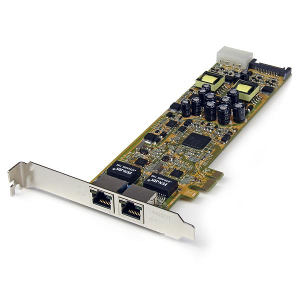 2 PORT POE CARD NETWORK PCIE GIGABIT ETHERNET NIC ADAPTER RJ45