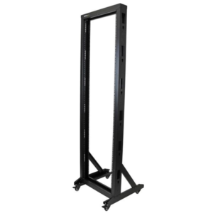 2 POST OPEN FRAME SERVER RACK NETWORK EQUIPMENT AV MEDIA RACK