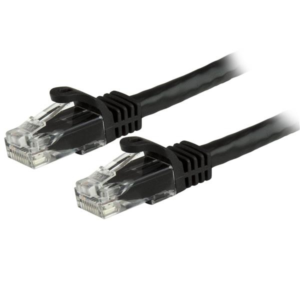 2FT BLACK CAT6 ETHERNET CABLE SNAGLESS RJ45 UTP PATCH CABLE CORD