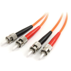 2M MULTIMODE FIBER OPTIC CABLE OM1 ST/ST 10G LSZH FIBER CABLE