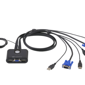 2PORT USB KVM SWITCH W/2 CABLES SUP UP TO 2048X1536