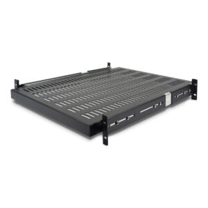 2U SERVER RACK SHELF SLIDING VENTED HEAVY DUTY RACK MOUNT SHELF