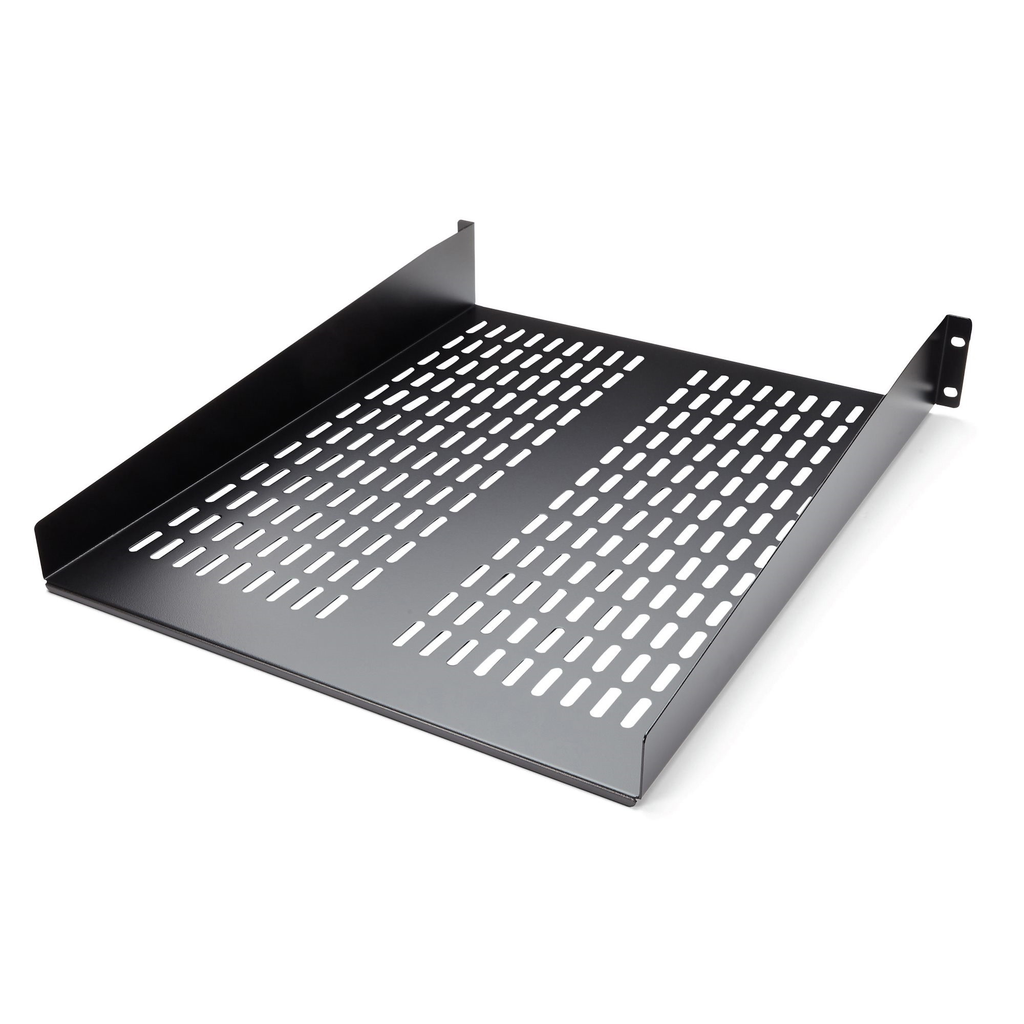 2U SERVER RACK SHELF UNIVERSAL HEAVY DUTY VENTED RACK MOUNT SHELF