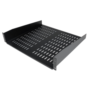2U SERVER RACK SHELF UNIVERSAL HEAVY DUTY VENTED RACK MOUNT SHELF