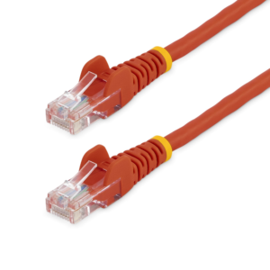 30FT RED CAT5E CABLE SNAGLESS ETHERNET CABLE GIGABIT LAN RJ45