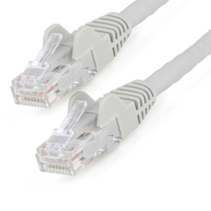3FT GRAY CAT6 ETHERNET CABLE LSZH SNAGLESS PATCH CABLE LAN RJ45