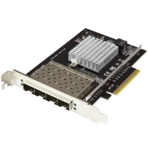 4 PORT 10GB SFP+ NETWORK CARD 10GBIT PCIE NIC FIBER ADAPTER INTEL