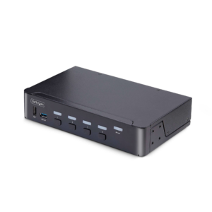 4-PORT DISPLAYPORT KVM SWITCH - 8K 60HZ HOTKEYS TAA COMPLIANT
