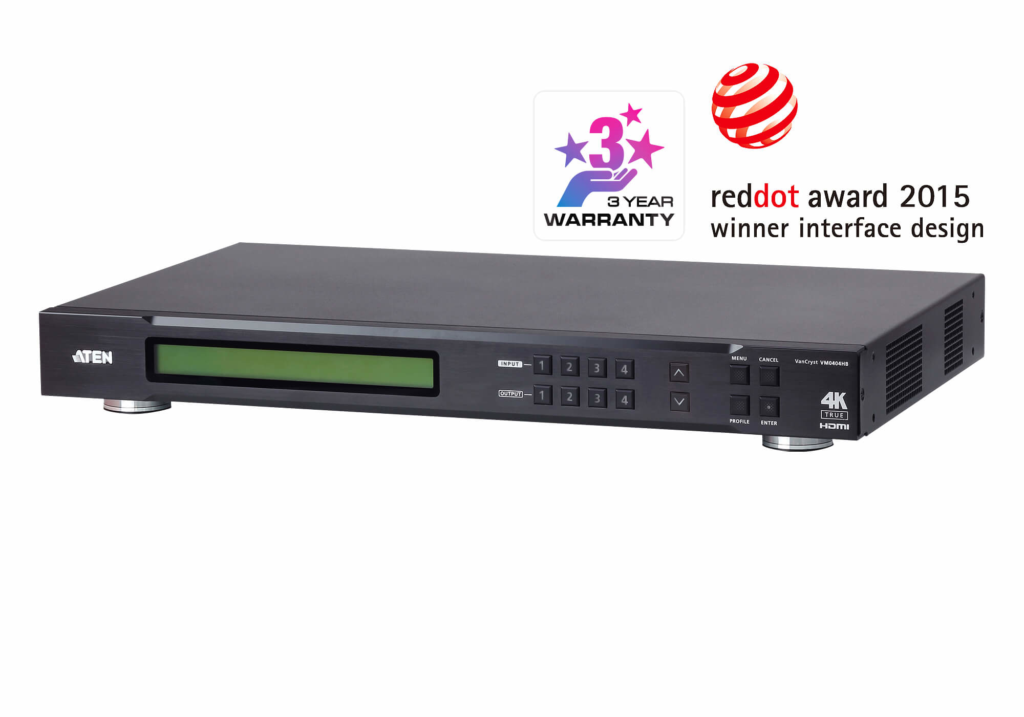 4X4 TRUE 4K HDMI MATRIX SWITCH