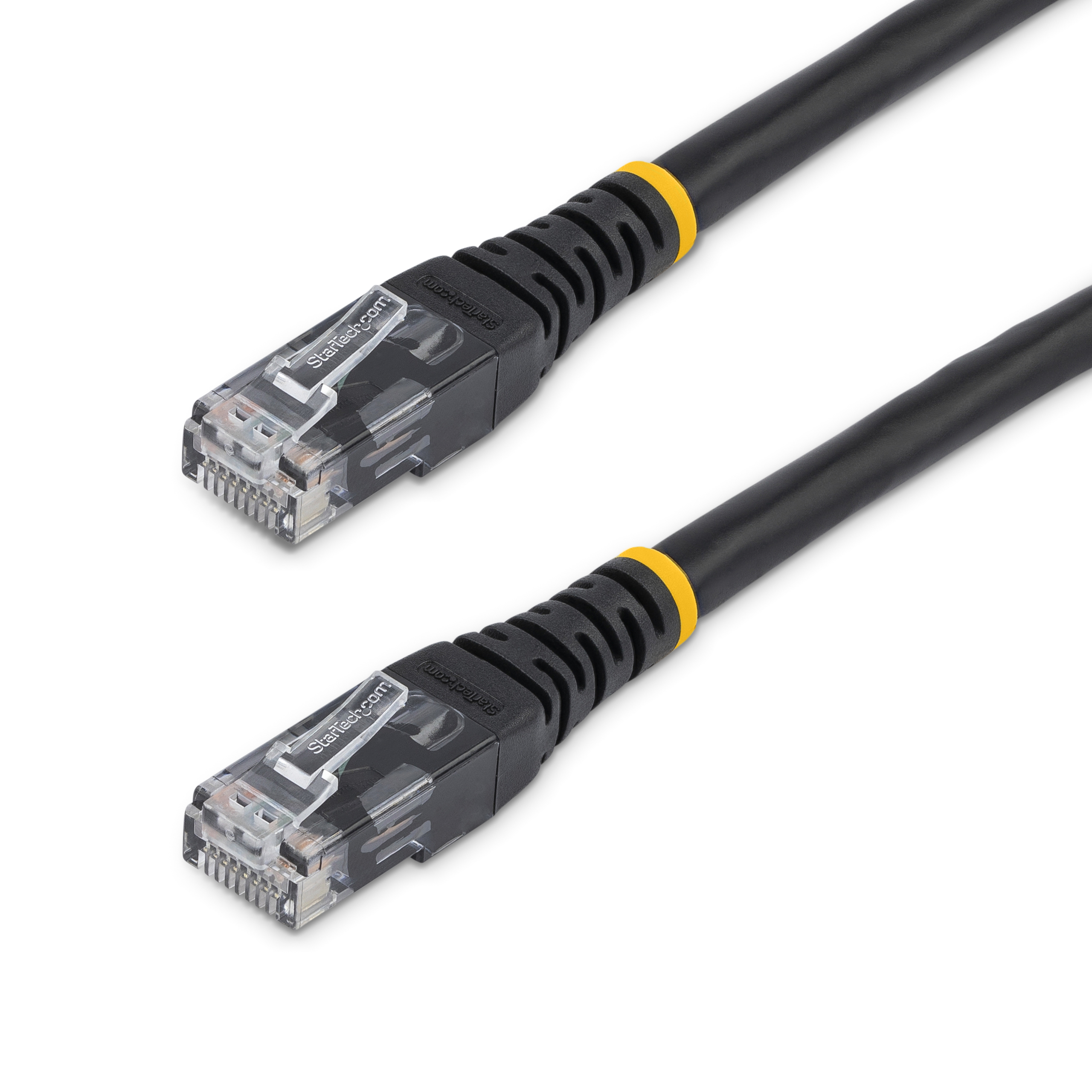 50FT BLACK CAT6 ETHERNET CABLE RJ45 UTP PATCH CABLE GIGABIT LAN
