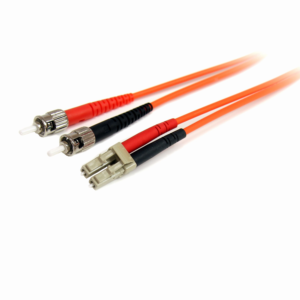 5M MULTIMODE FIBER OPTIC CABLE OM1 LC/ST 10G LSZH FIBER CABLE