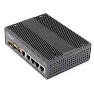 6 PORT GIGABIT ETHERNET SWITCH POE SFP UNMANAGED INDUSTRIAL RUGGED