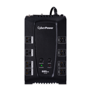 685VA/390W COMPACT UPS W/AVR 8 NEMA 5-15R USB SERIAL 3YR WTY