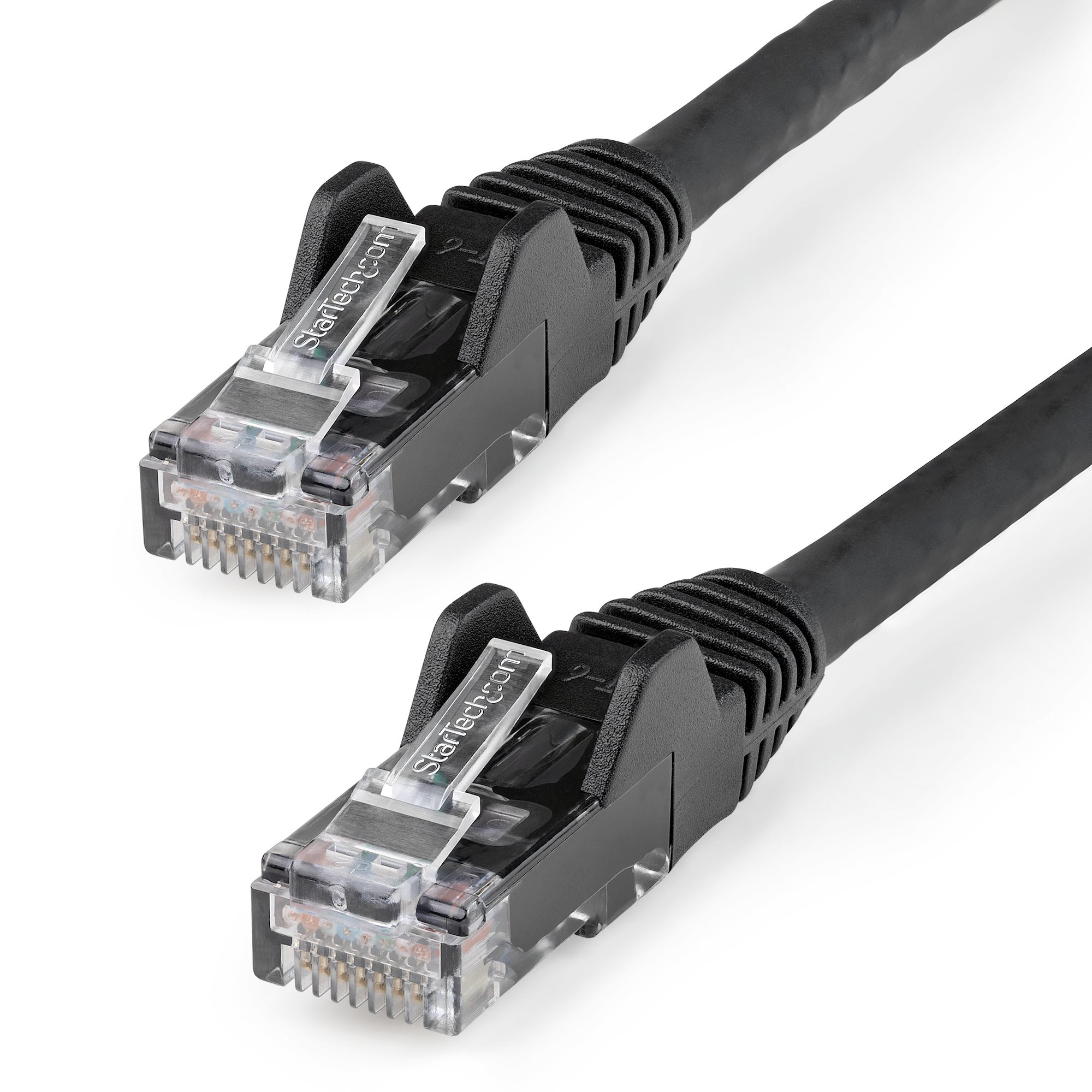 6FT BLACK CAT6 ETHERNET CABLE LSZH SNAGLESS PATCH CABLE LAN RJ45
