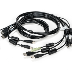 6FT CABLE ASSY 2-DISPLAYPORT/2-USB/1-AUDIO