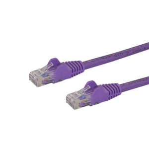6FT PURPLE CAT6 ETHERNET CABLE SNAGLESS RJ45 UTP PATCH CABLE CORD