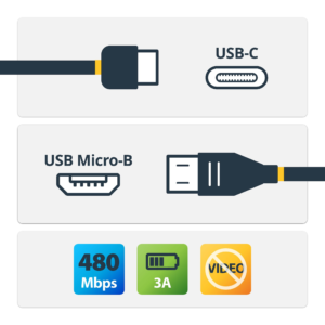 6FT USB C TO MICRO B CABLE USB USB-C TO MICRO USB-B CHARGING CORD