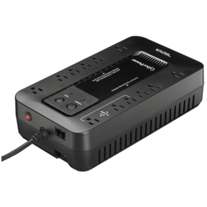 750VA UPS 120V STANDBY ECOLOGIC ECO UPS 12 OUT 5-15R RJ11 5FT 3YR