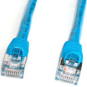 7FT BLUE CAT5E CABLE SHIELDED SNAGLESS ETHERNET CABLE LAN RJ45