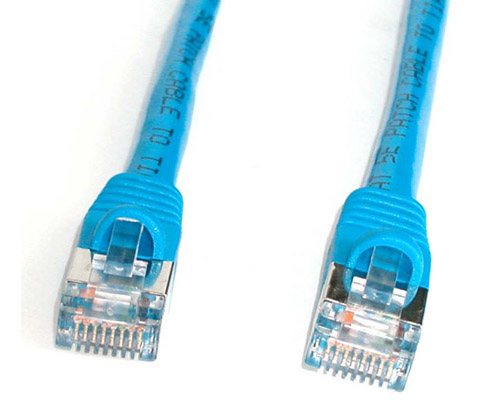 7FT BLUE CAT5E CABLE SHIELDED SNAGLESS ETHERNET CABLE LAN RJ45