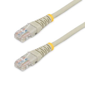 7FT GREY CAT5E ETHERNET CABLE RJ45 PATCH CABLE GIGABIT LAN CORD