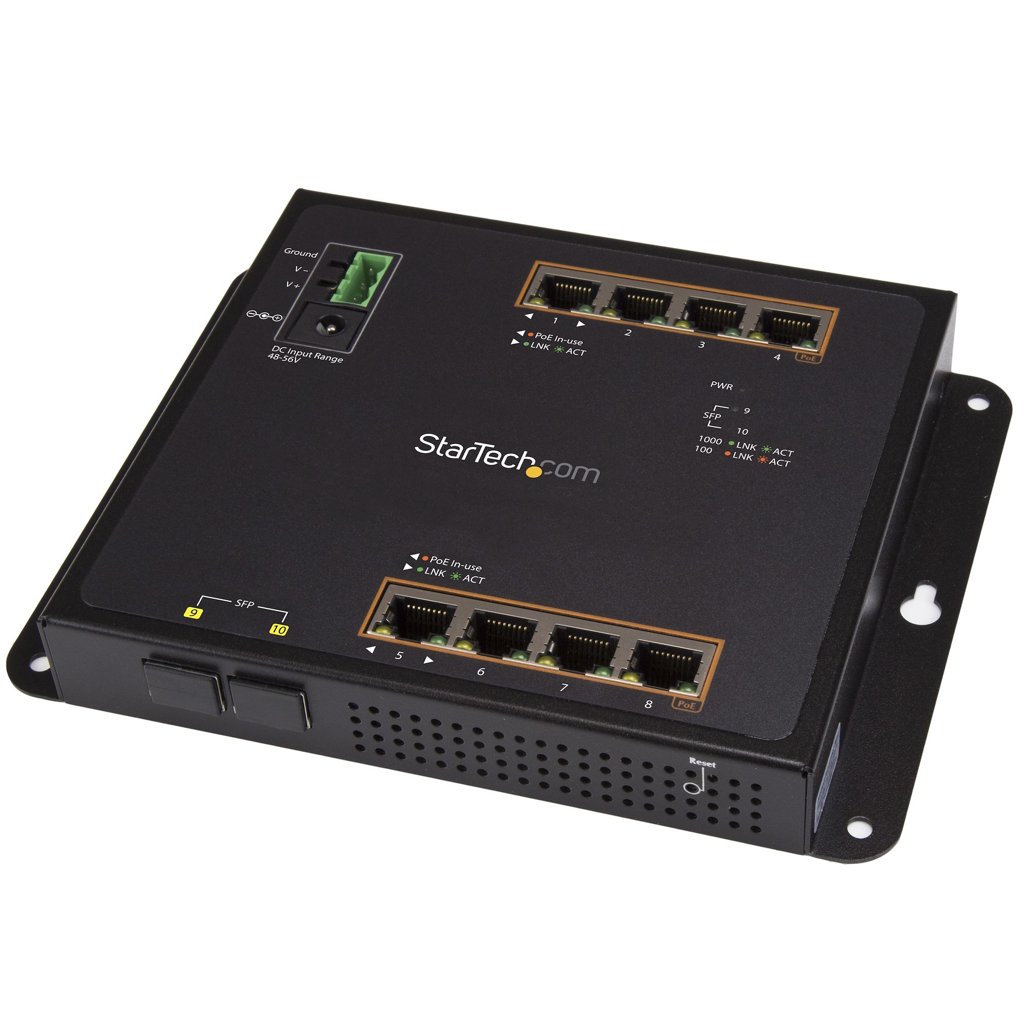 8 PORT GIGABIT ETHERNET SWITCH MOUNTABLE INDUSTRIAL MANAGED SWITCH