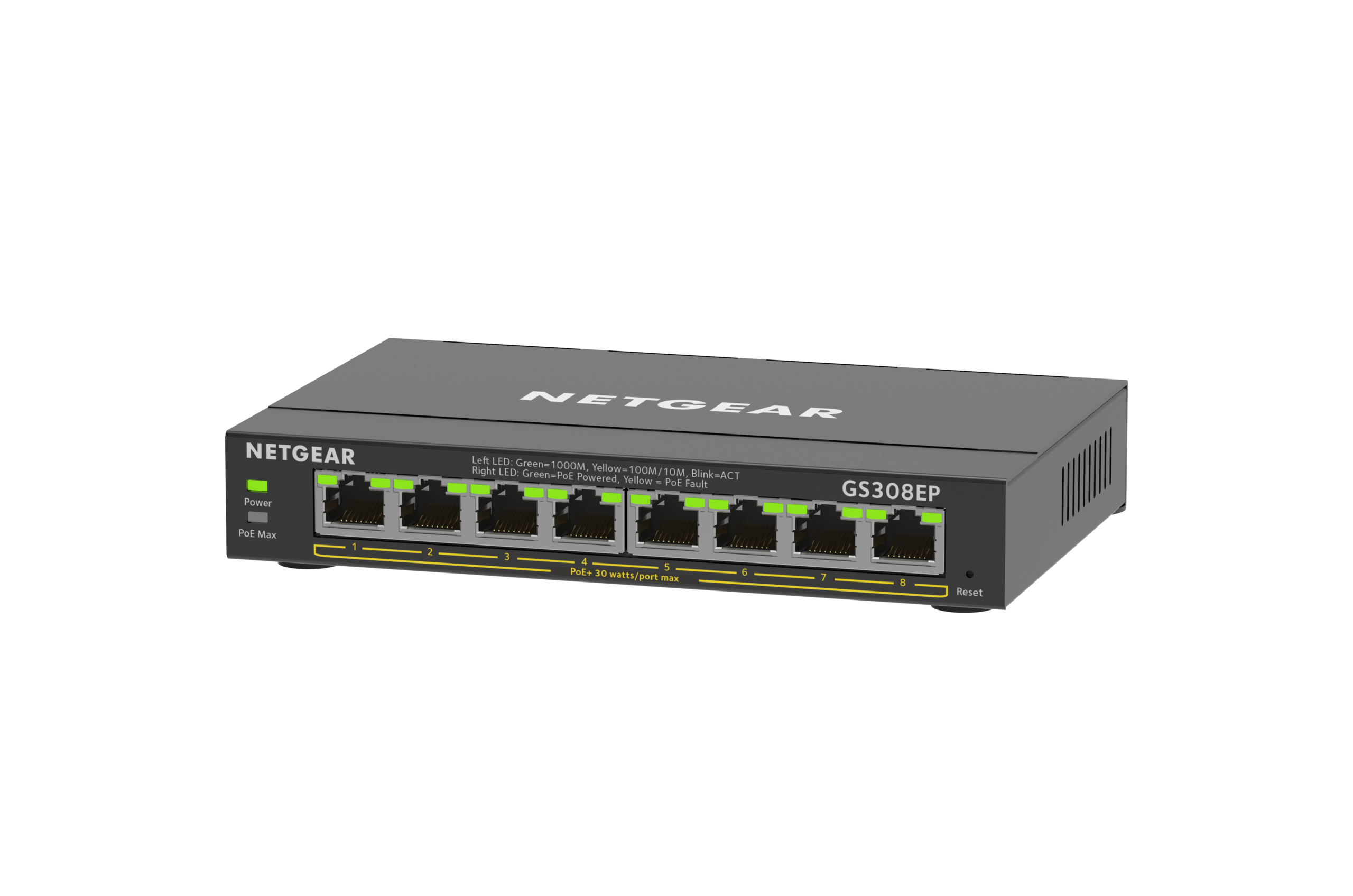 8PORT GB POE+ SMART PLUS