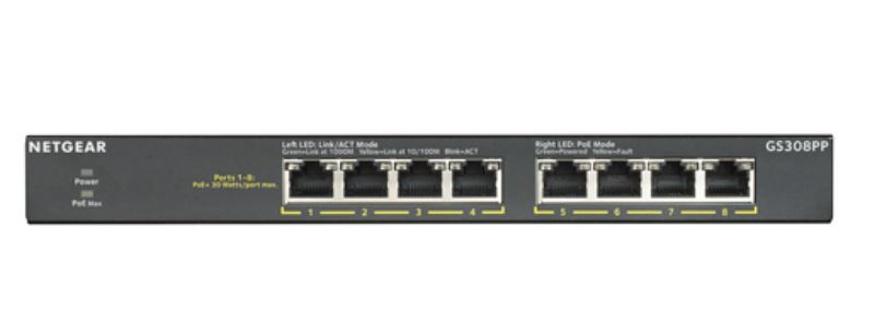 8PORT GIG UNMANAGED POE+ WITH FLEXPOE