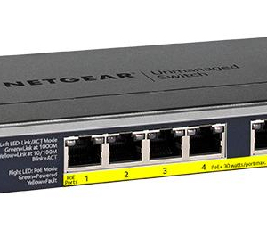 8PORT POE/POE+ GIGABIT ENET UNMANAGED SWITCH