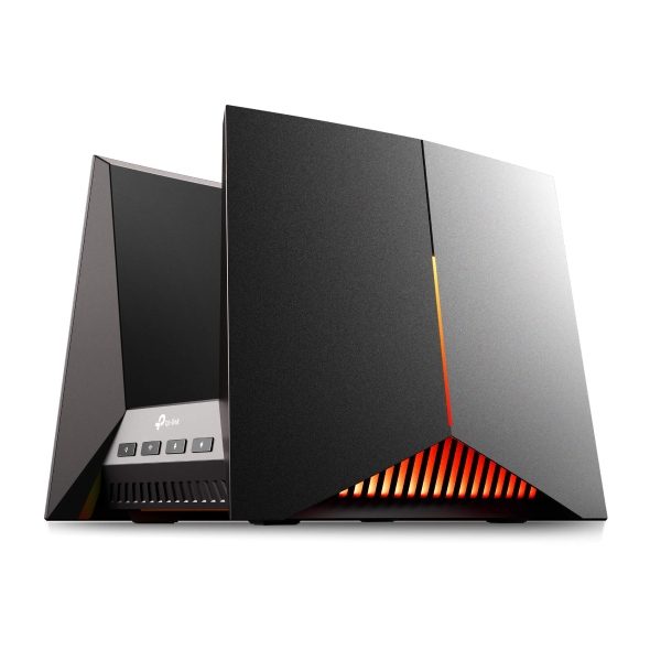 BE19000 Tri Band Wi-Fi 7 Gaming Router. SPEED: 1376 Mbps at 2.4 GHz + 5760 Mbps at 5 GHz + 11520