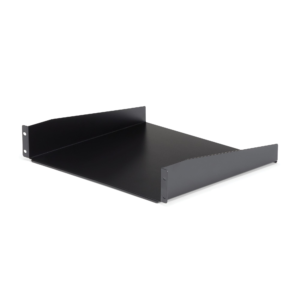 BLACK STANDARD UNIVERSAL SERVER RACK CABINET SHELF