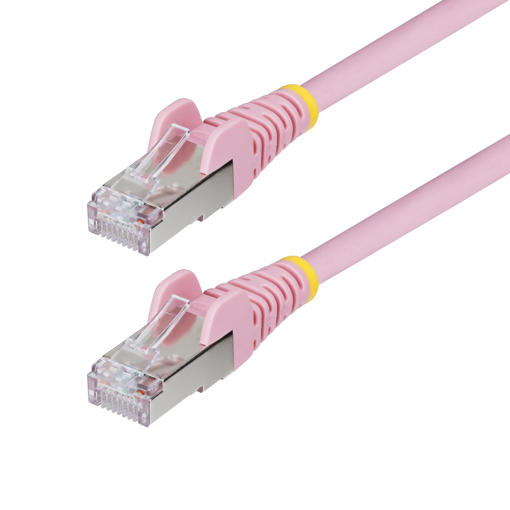 CAT6A ETHERNET CABLE - PINK 10GBE S/FTP LSZH 100W POE