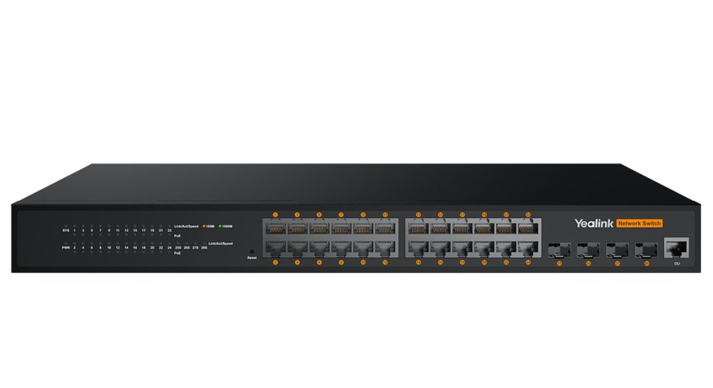 Core Features:24 x Gigabit PoE ports and 4 x Gigabit fiber ports.336 Gbps switching capacity