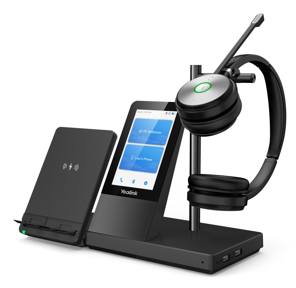 Dual Ear Headset 4.0 inch (480 x 800) capacitive touch screen Yealink Acoustic Shield Technology