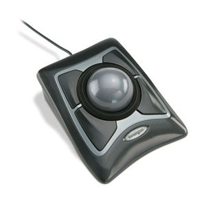 EXPERT BLACK TRACKBALL SCROLL MOUSE USB/PS2 ADAPTER
